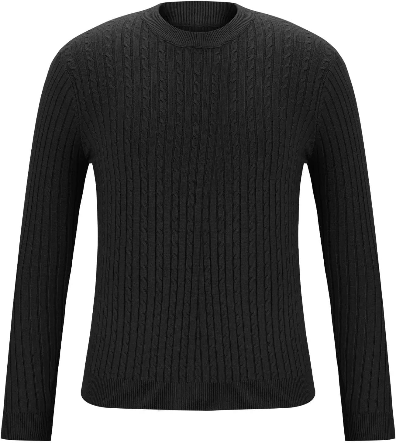 Мужской свитер Slim Fit с кабельной вязкой и узором Twist — фото 3