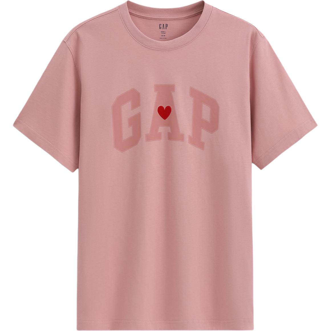 

Футболка Unisex Crew Neck Moderate GAP, розовый 1