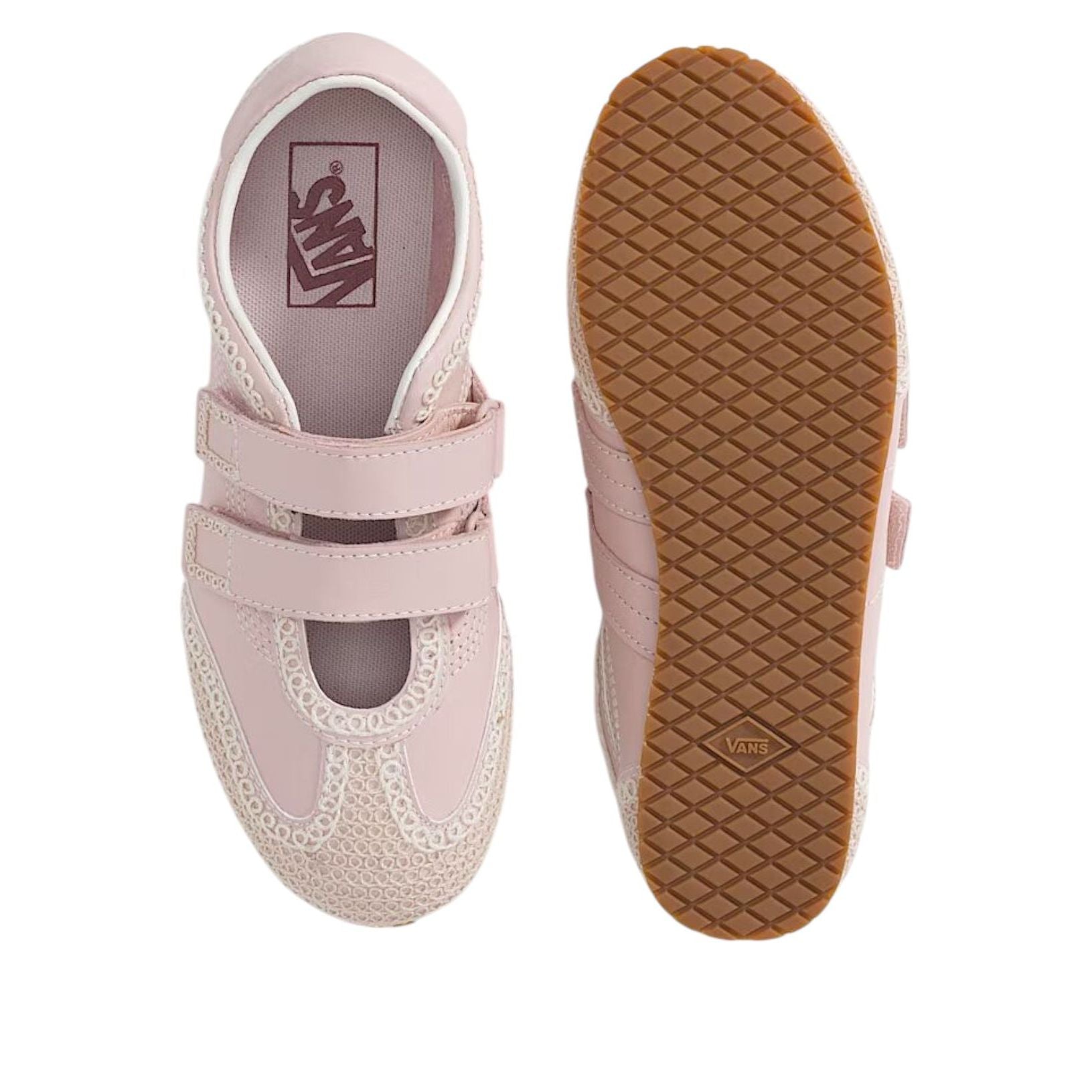 Кроссовки (WMNS) Vans Premium Mary Jane Super Lowpro 'Sepia Rose Pink' — фото 3