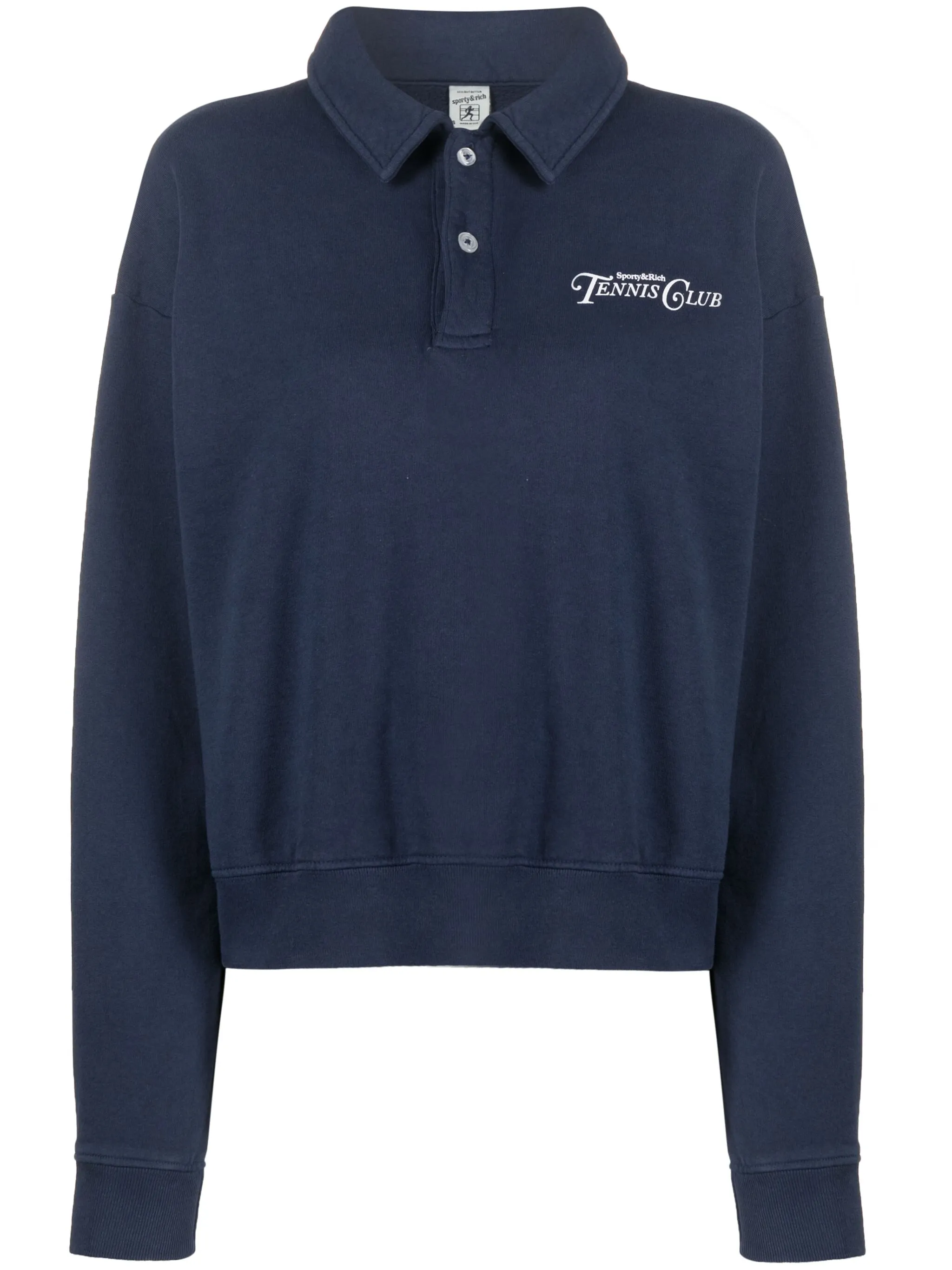 

Рубашка поло с логотипом Sporty & Rich, синий