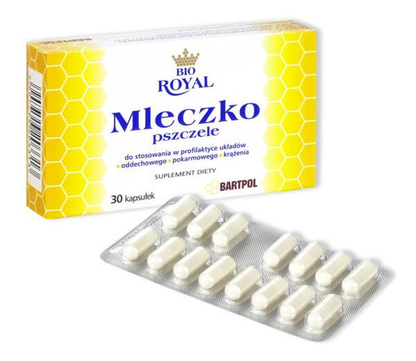 

Bartpol, Добавка с маточным молочком, 30 капсул