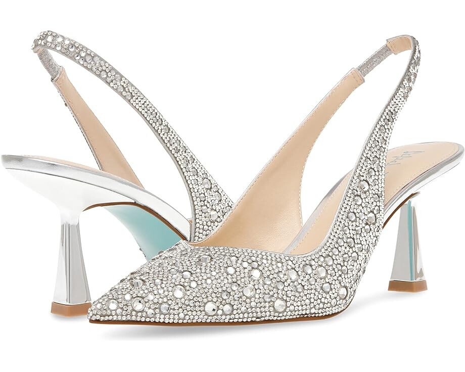 Туфли Blue by Betsey Johnson Clark, серебряный