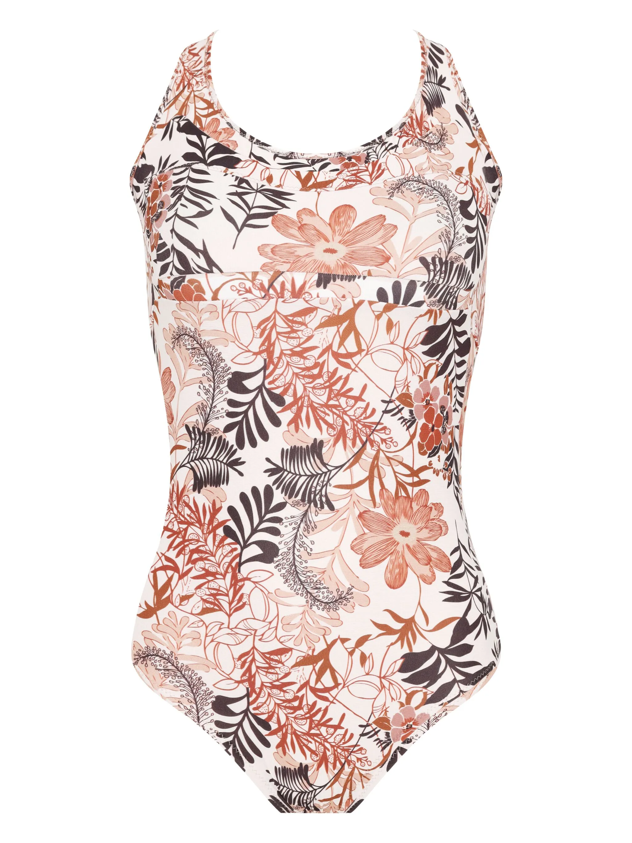 

Купальник с цветочным принтом Amir Slama, белый