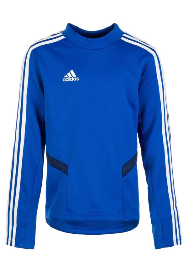 Толстовка tiro 19 с длинными рукавами Adidas Performance, Bold Blue/Dark Blue/White
