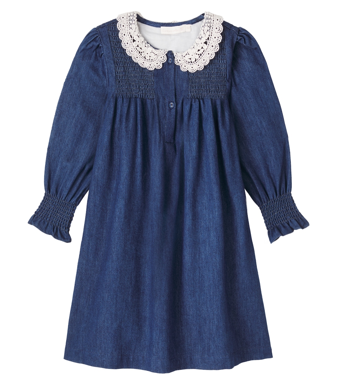 

Платье из джинсовой ткани со сборками Loredana C'era Una Volta, Denim Blue