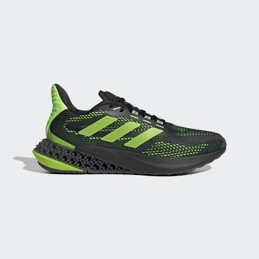 Кроссовки Adidas Men's 4DFWD 2, черный/зеленый — фото 2
