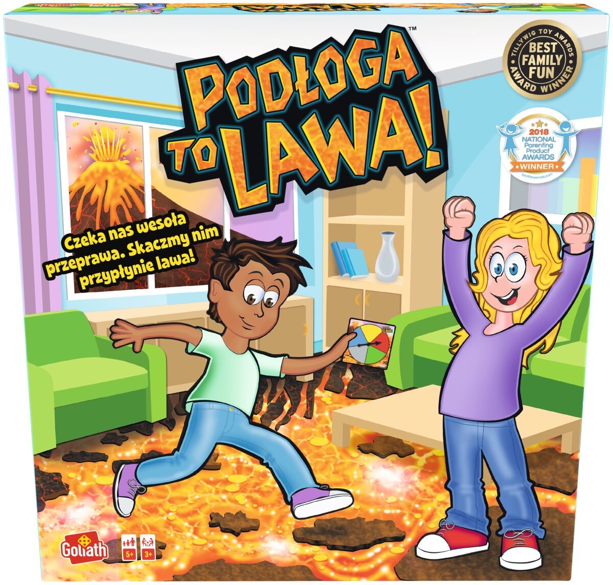 

Голиаф, аркадная игра Floor To Lava PL Goliath Games