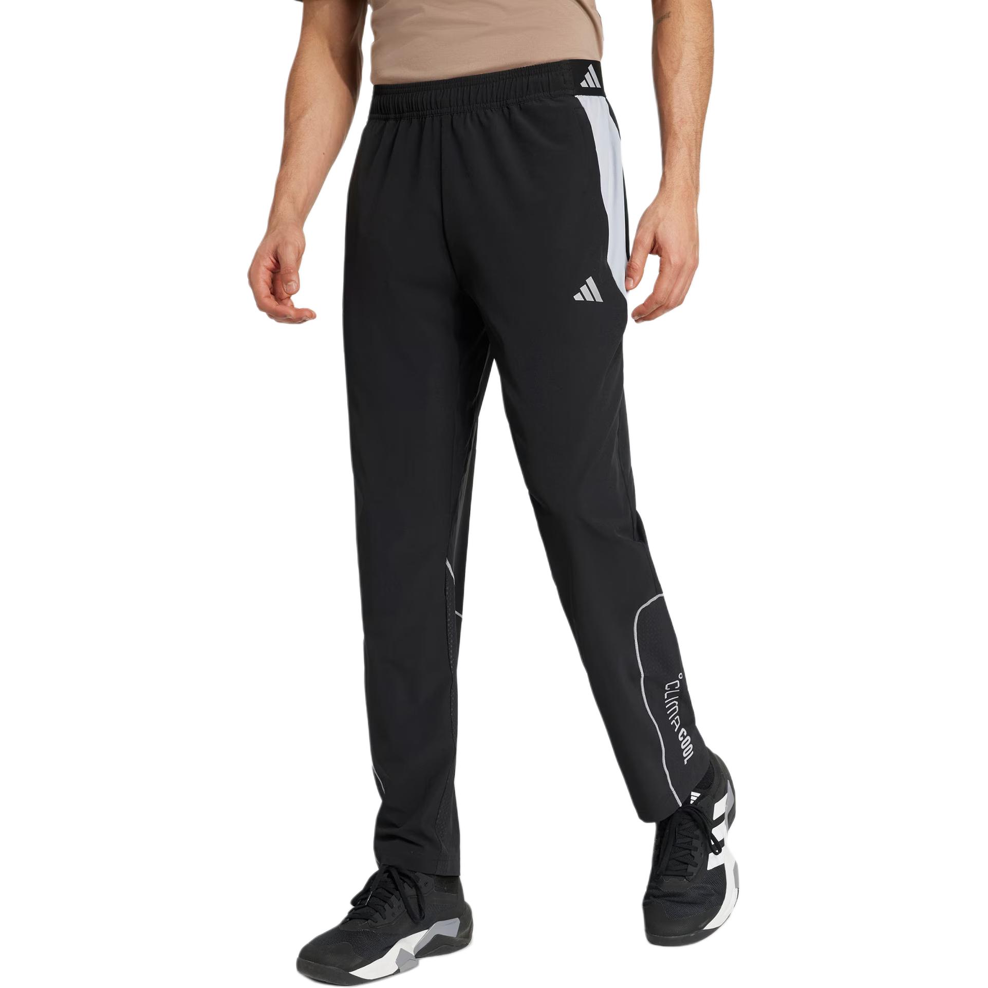 Спортивные брюки trackpant men's Adidas, черный/светло-серебристый — фото 2