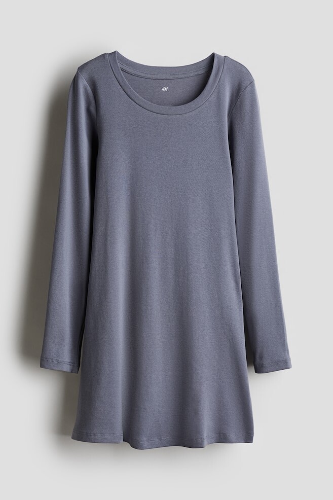 

Платье из джерси с длинными рукавами H&M, синий