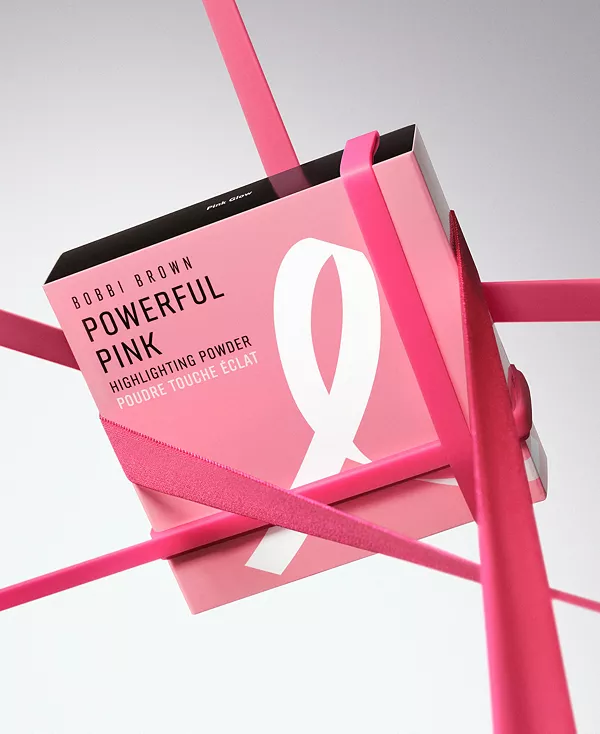 Ярко-Розовая пудра-хайлайтер Bobbi Brown, powerful pink — фото 4