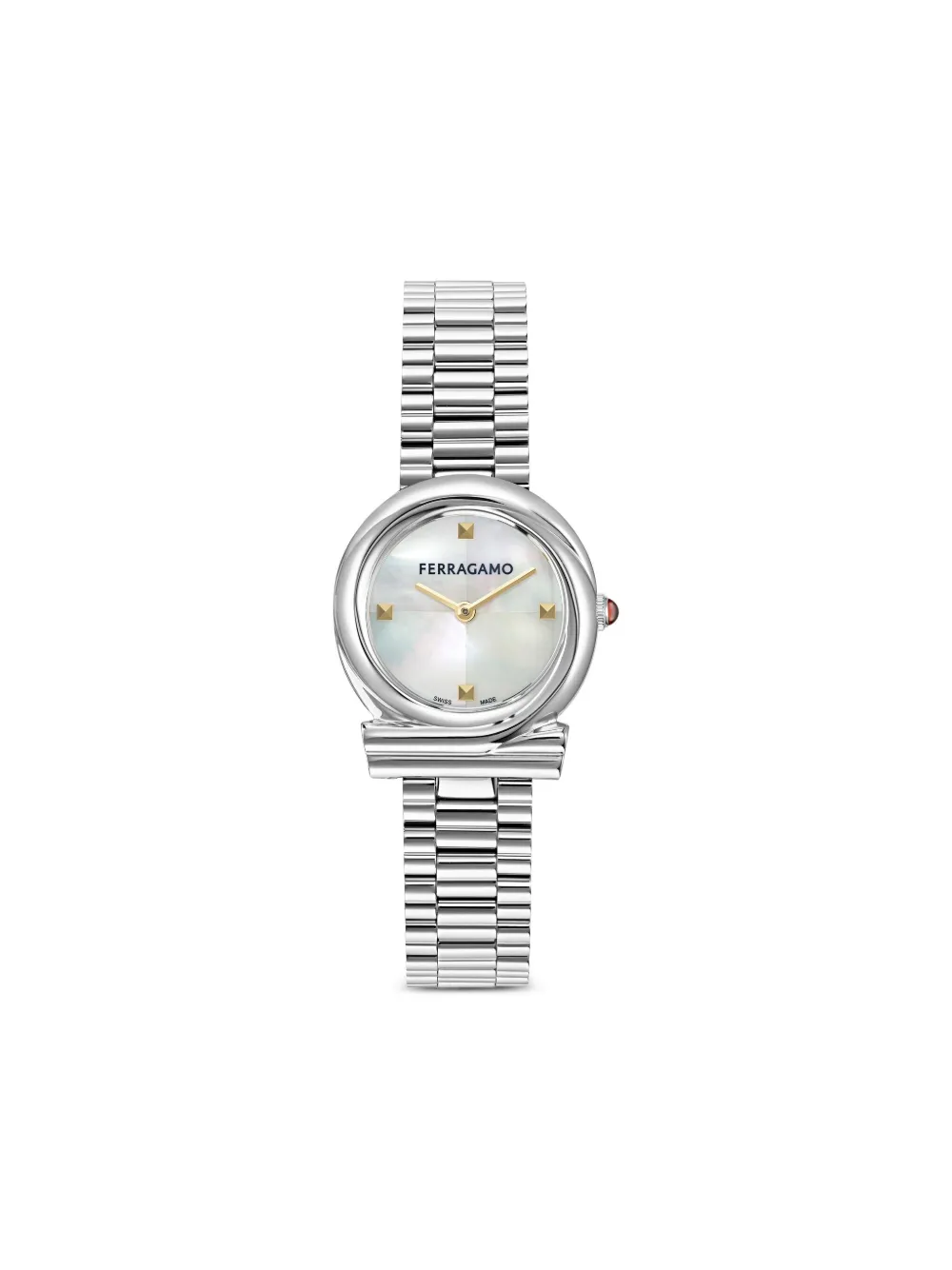 

Наручные часы Gancini Twisted 28 мм Ferragamo, белый
