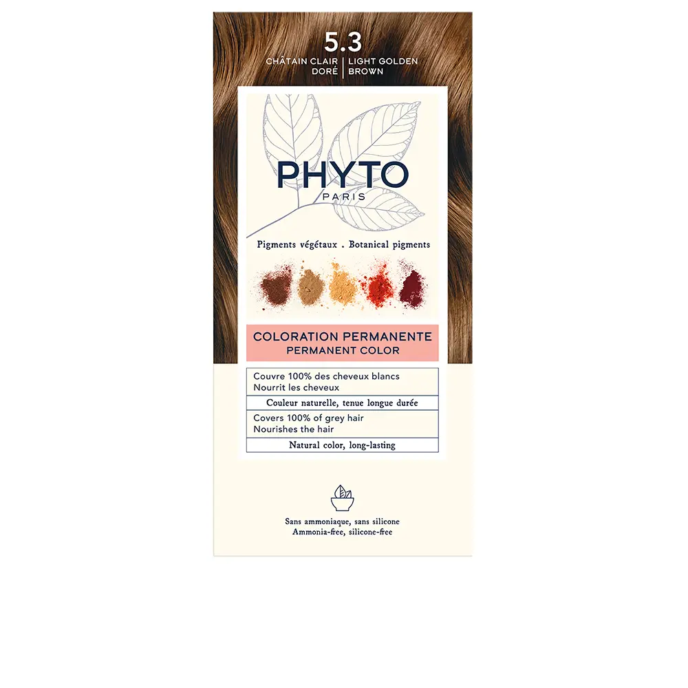 

Краска для волос Phytocolor Phyto, цвет 5.3-castaño claro dorado, 4 шт.