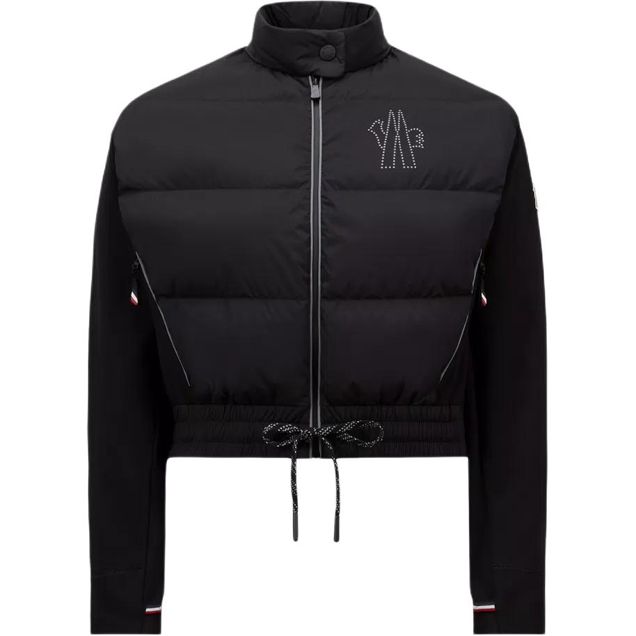 

Moncler Grenoble Застёгивающаяся на молнию куртка с высоким воротником, Black