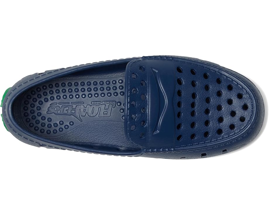 Детские лоферы Floafers Prodigy Driver (Toddler/Little Kid/Big Kid) Floafers Kids, Navy Peony/Turf Green — фото 2