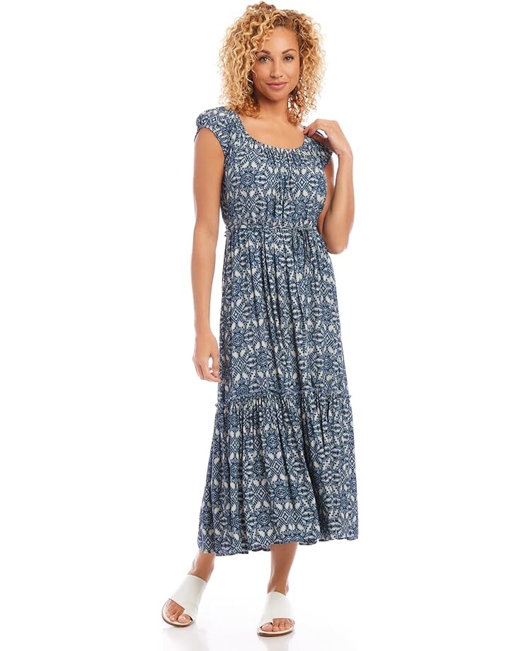 

Платье Karen Kane Tiered Midi Dress, цвет Print