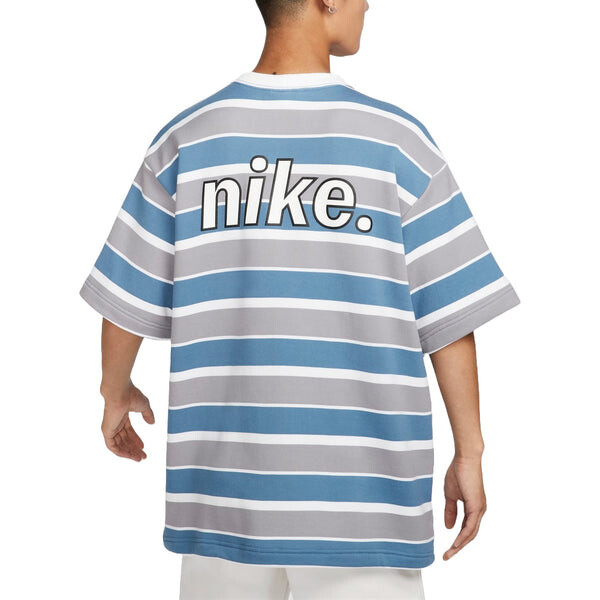 Футболка sportswear french terry t-shirt asia sizing 'aegean storm white' Nike, мультиколор — фото 2