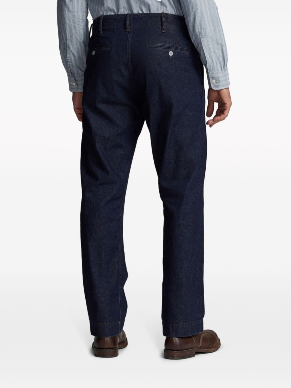 Брюки чинос из денима Ralph Lauren RRL, синий — фото 4