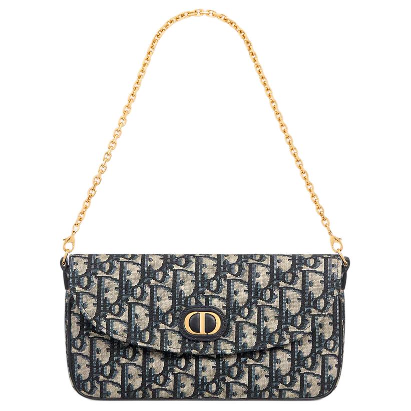 

Dior Женская сумка через плечо Monteigne из телячьей кожи, размер 30, синяя