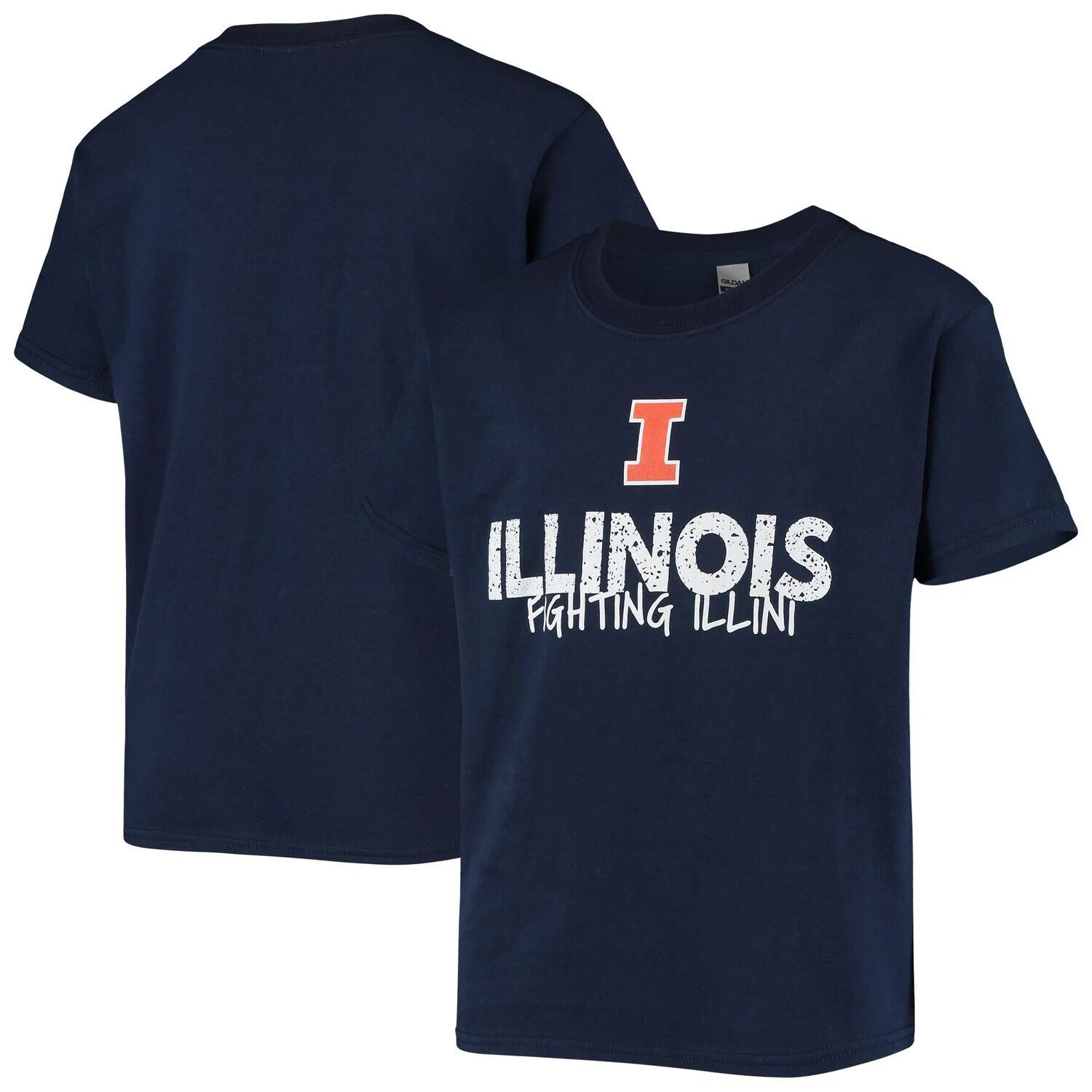 Футболка Youth Navy Illinois Fighting Illini Team Unbranded