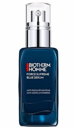 

С про-ретинолом, антивозрастная сыворотка для лица, 50 мл Biotherm, Homme Force Supreme Blue