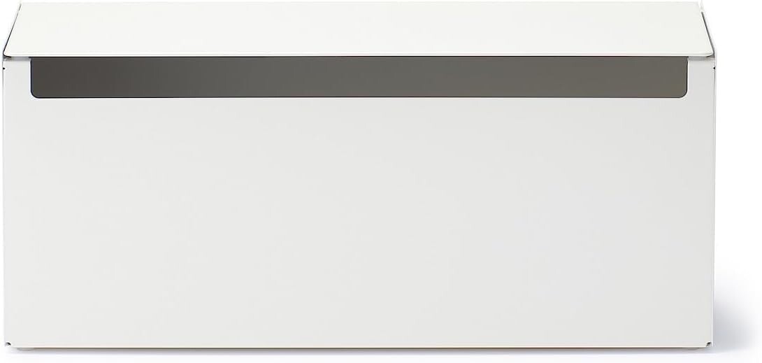

Muji 44596654 Стальной ящик для хранения кранов, с клапаном, бело-серый, ширина 12,6 x глубина 3,9 x высота 5,5 дюймов (32 x 10 x 14 см)