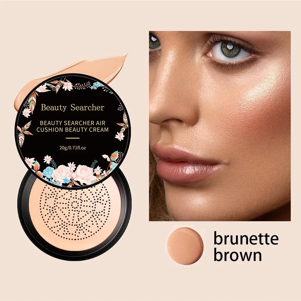 Тональный крем CC с воздушной подушкой и спонжем-грибом Beliky Girl, Brunette Brown — фото 3