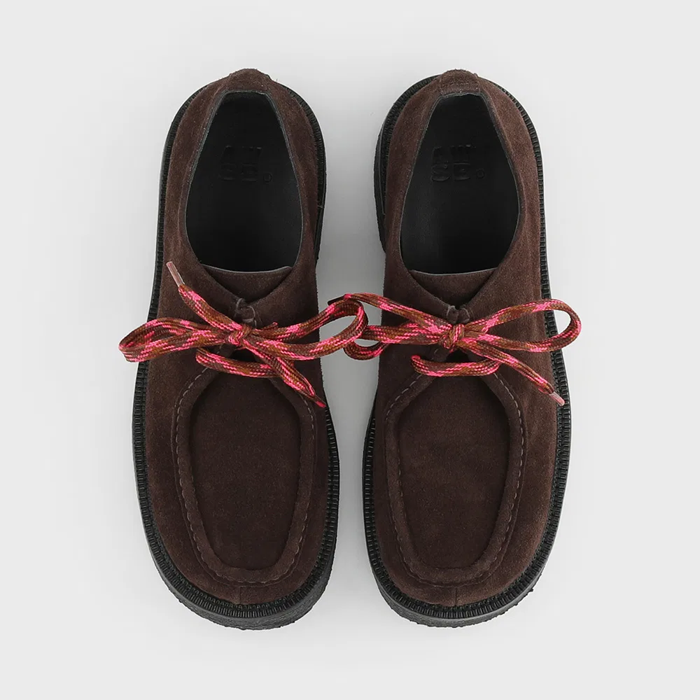 Мужские туфли Awsb Roisy Crepe Sole, тёмно-фиолетовые, от Awesomebee