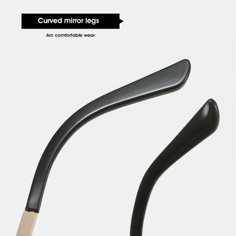 

Винтажные металлические солнцезащитные очки 2027 года для женщин и мужчин, модные солнцезащитные очки, трендовые модели, защита от ультрафиолета UV400 MTZJH, Black