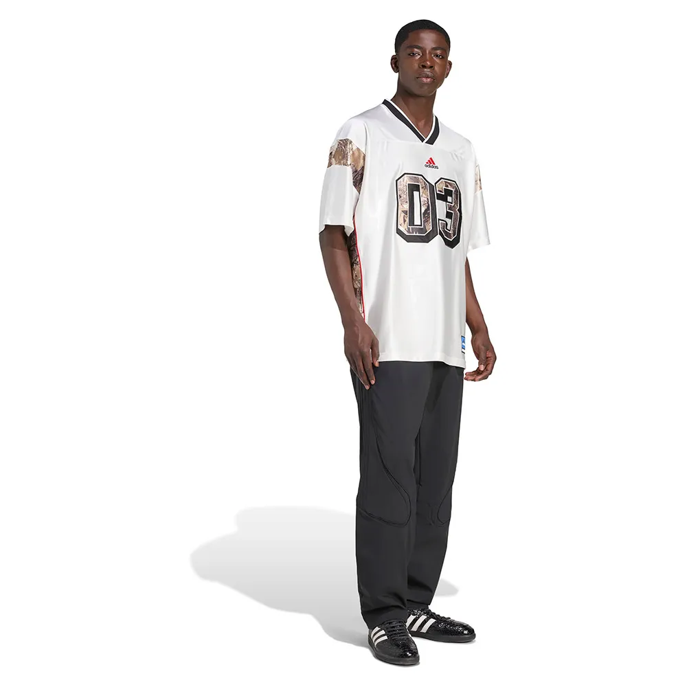 Футболка с коротким рукавом adidas Originals Camo Football Jersey, белый — фото 3