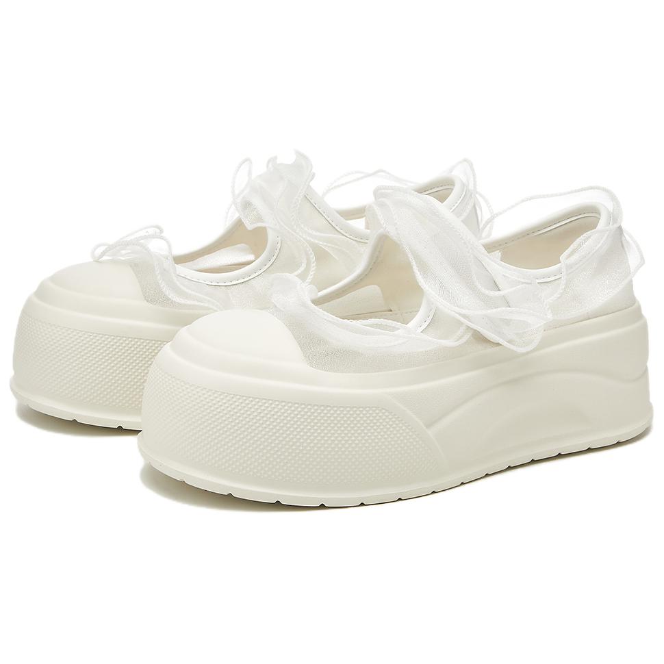 Millies Туфли Мэри Джейн на платформе MILLIE'S для женщин белые, цвет White — фото 4