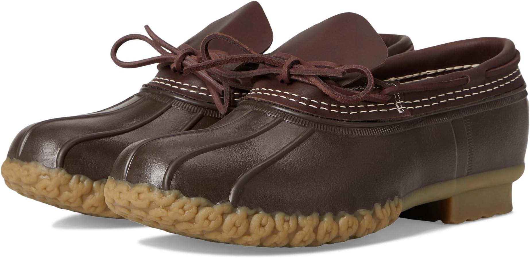 

Ботинки L.L.Bean Men's Rubber Moc, Brown/Tan Opaque