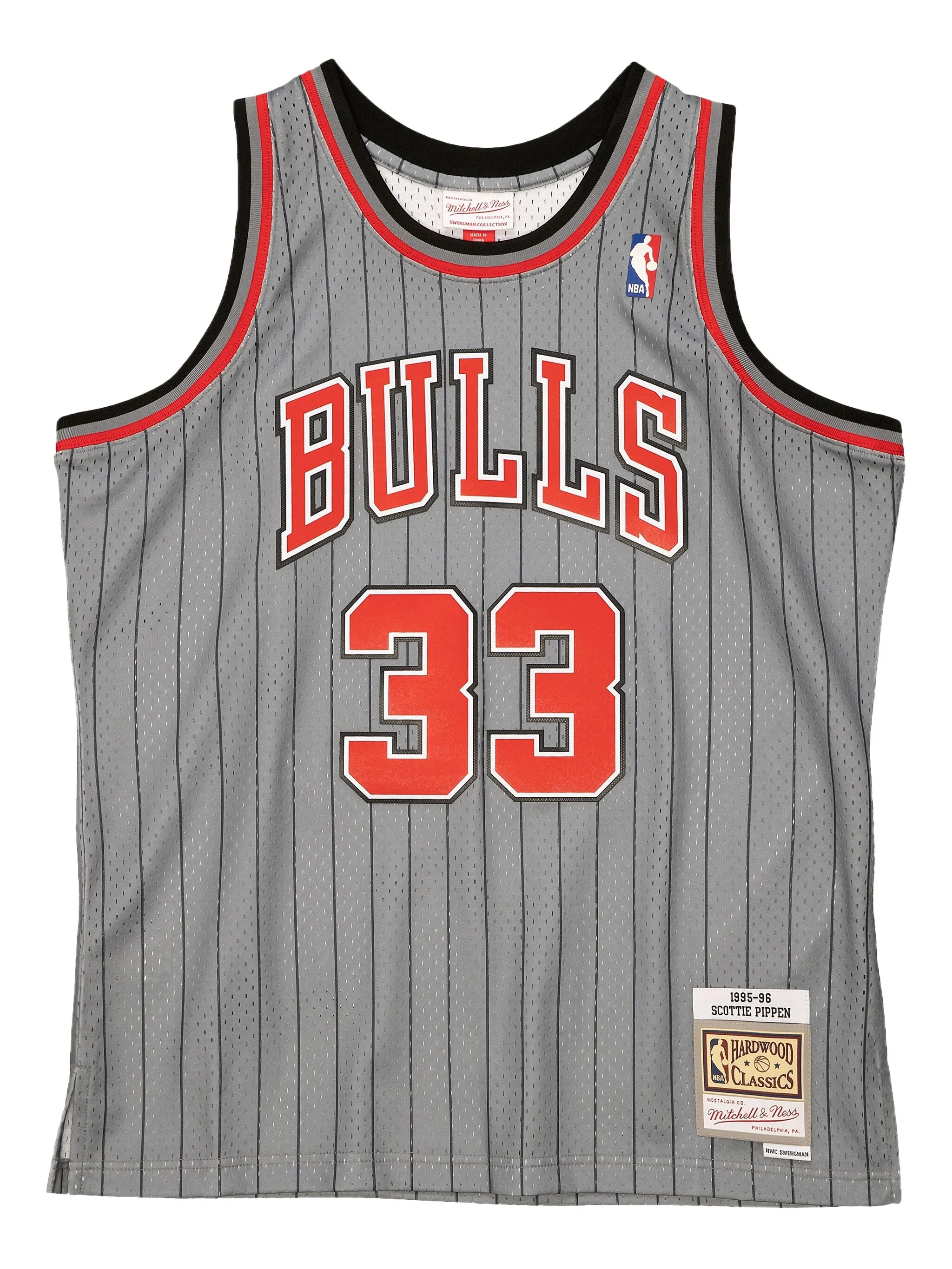 

Топ Chicago Bulls 1995 Pippen Reload Swingman из коллаборации с NBA Mitchell & Ness, серый