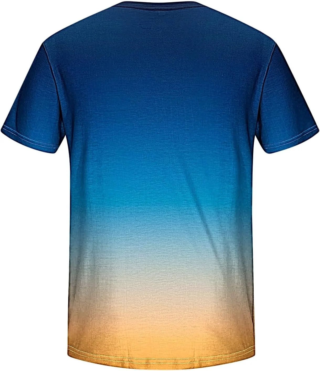 Мужская футболка Casual с градиентом, короткий рукав, Regular Fit — фото 4