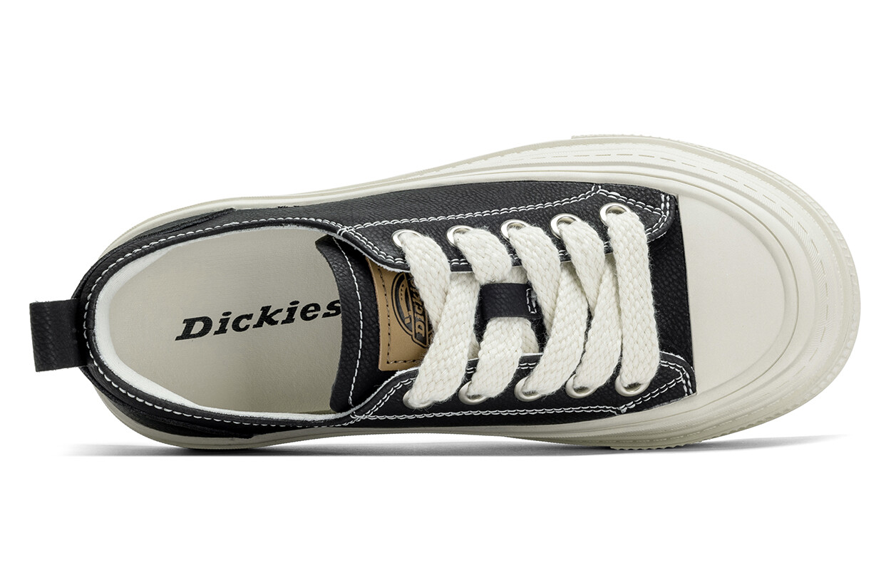 Кеды, скейтборд обувь женская низкая черный/кофейный/абрикосовый Dickies — фото 3