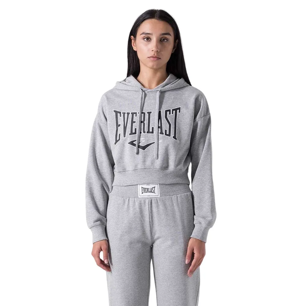 

Худи Everlast Cropped logo, серый