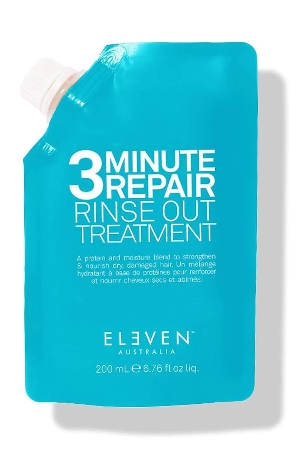 ELEVEN AUSTRALIA 3 Minute Repair Rinse Out Damaged Hair Treatment - восстанавливающая маска для поврежденных волос с глубоким увлажнением, протеинами и блеском, для женщин и мужчин, vegan 201 мл (1 шт.)