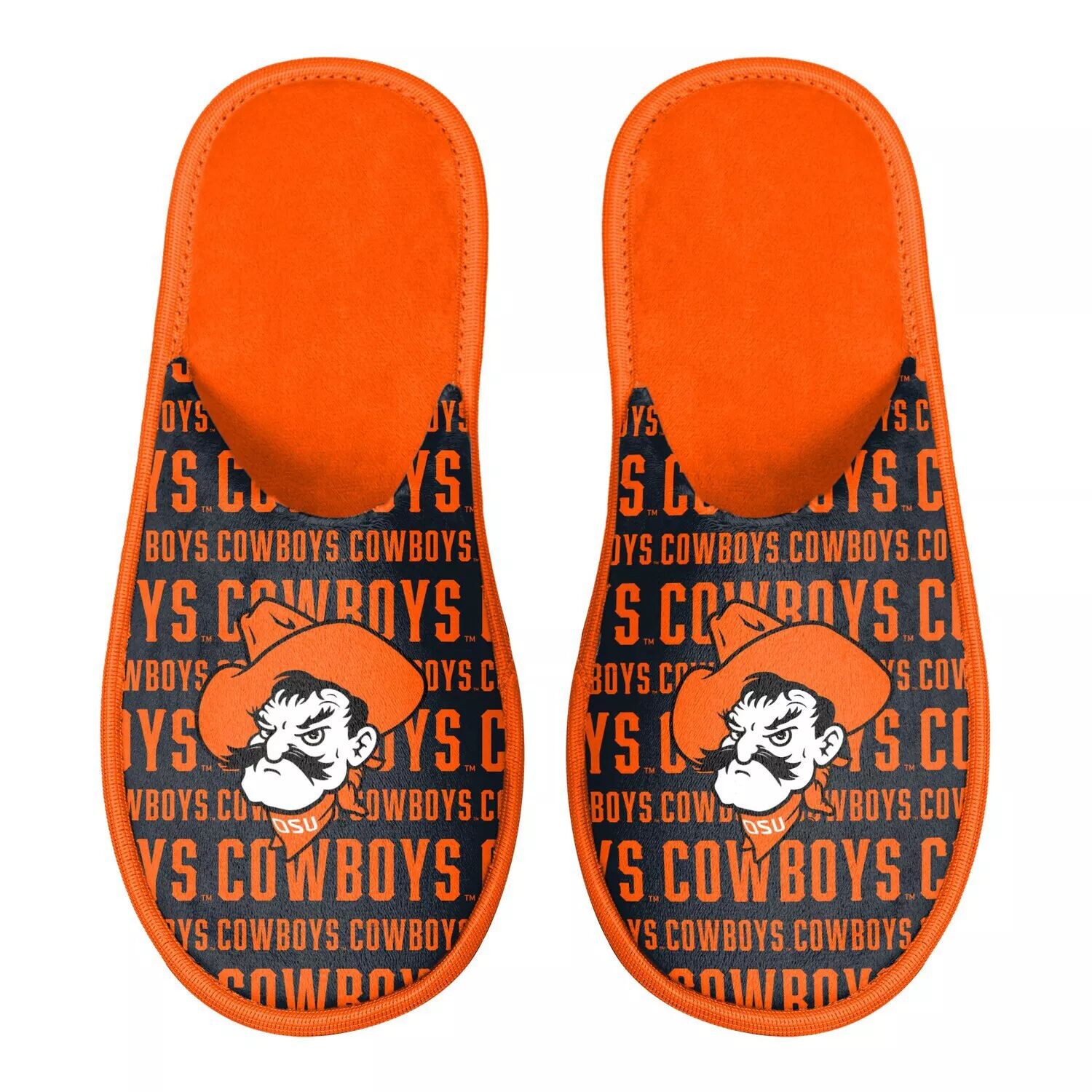 

Мужские шлёпанцы с логотипом FOCO Oklahoma State Cowboys