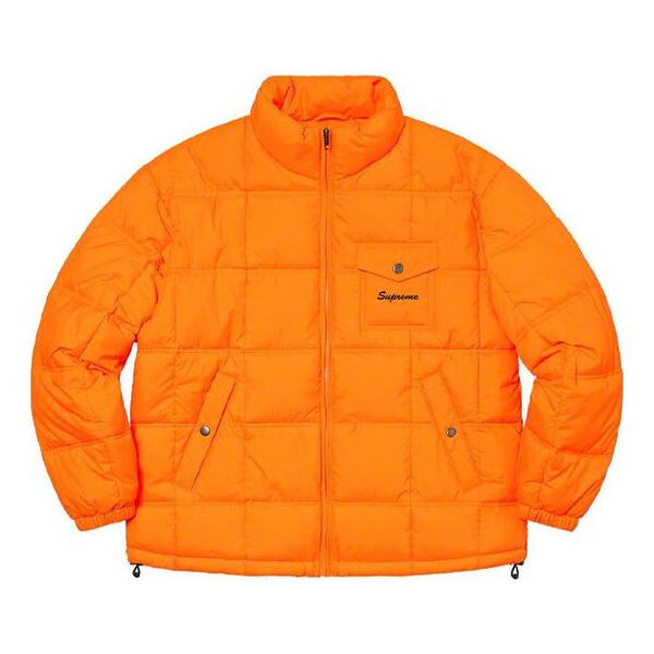 

Куртка iggy pop puffy jacket 'orange black' Supreme, оранжевый