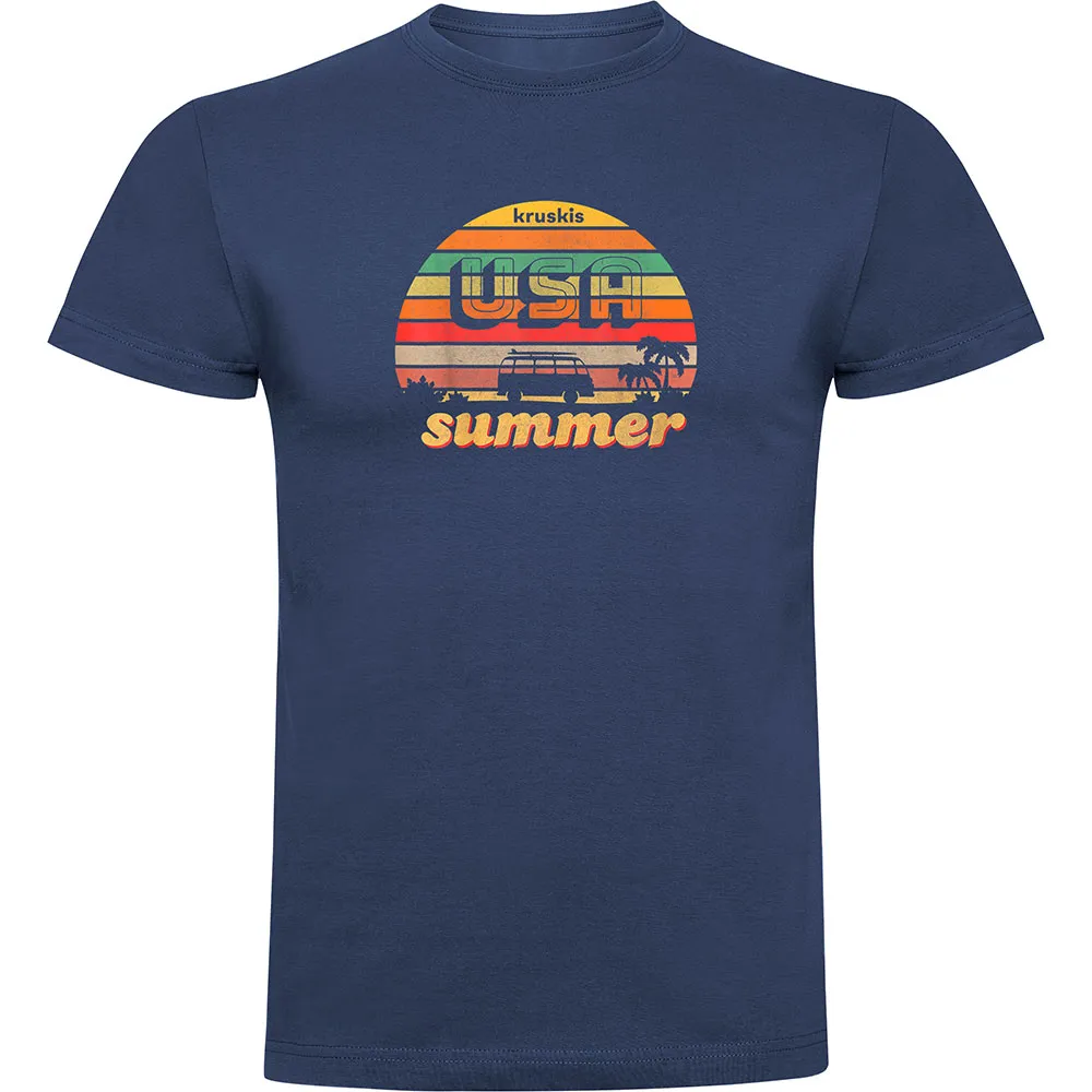 

Футболка с коротким рукавом Kruskis Usa Summer, синий