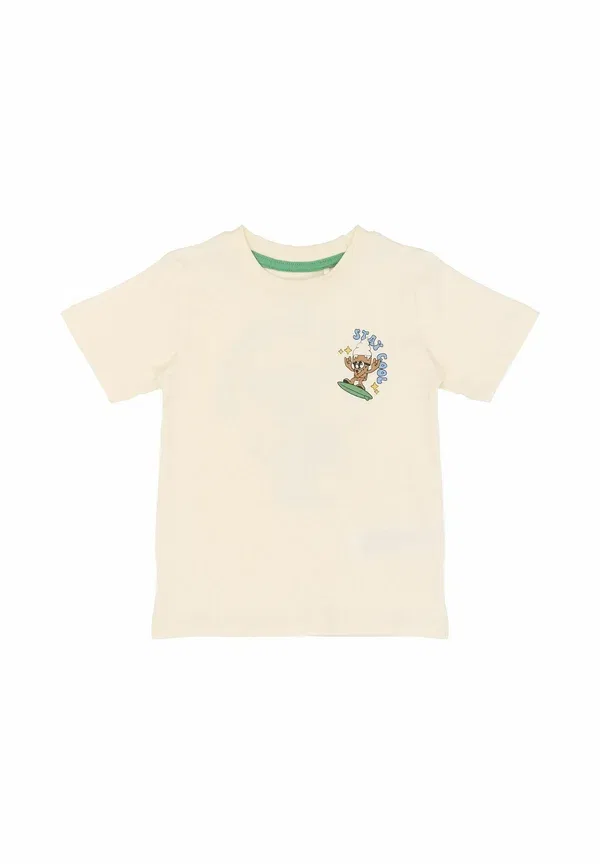 Футболка с принтом Ttab tee print t-shirt The New Siblings, гардения