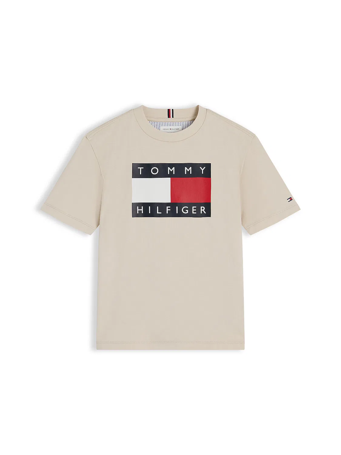 Футболка 'Heritage' Tommy Hilfiger, Beige