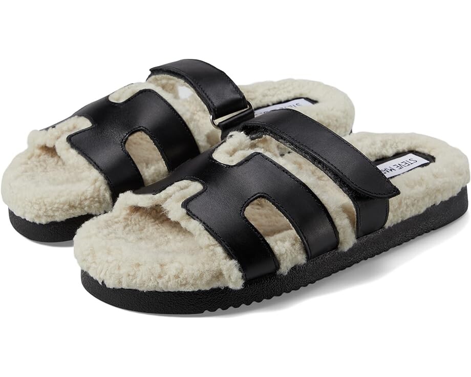 

Сандалии Steve Madden Mayven, цвет Black Leather Fur
