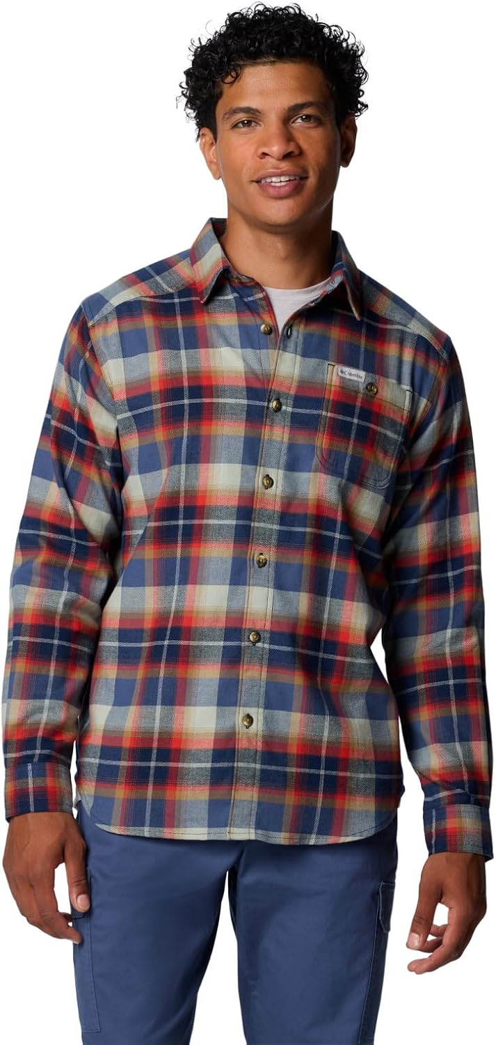 

Columbia мужская фланелевая рубашка с длинным рукавом Cornell Woods, Collegiate Navy Classic Multi Tartan