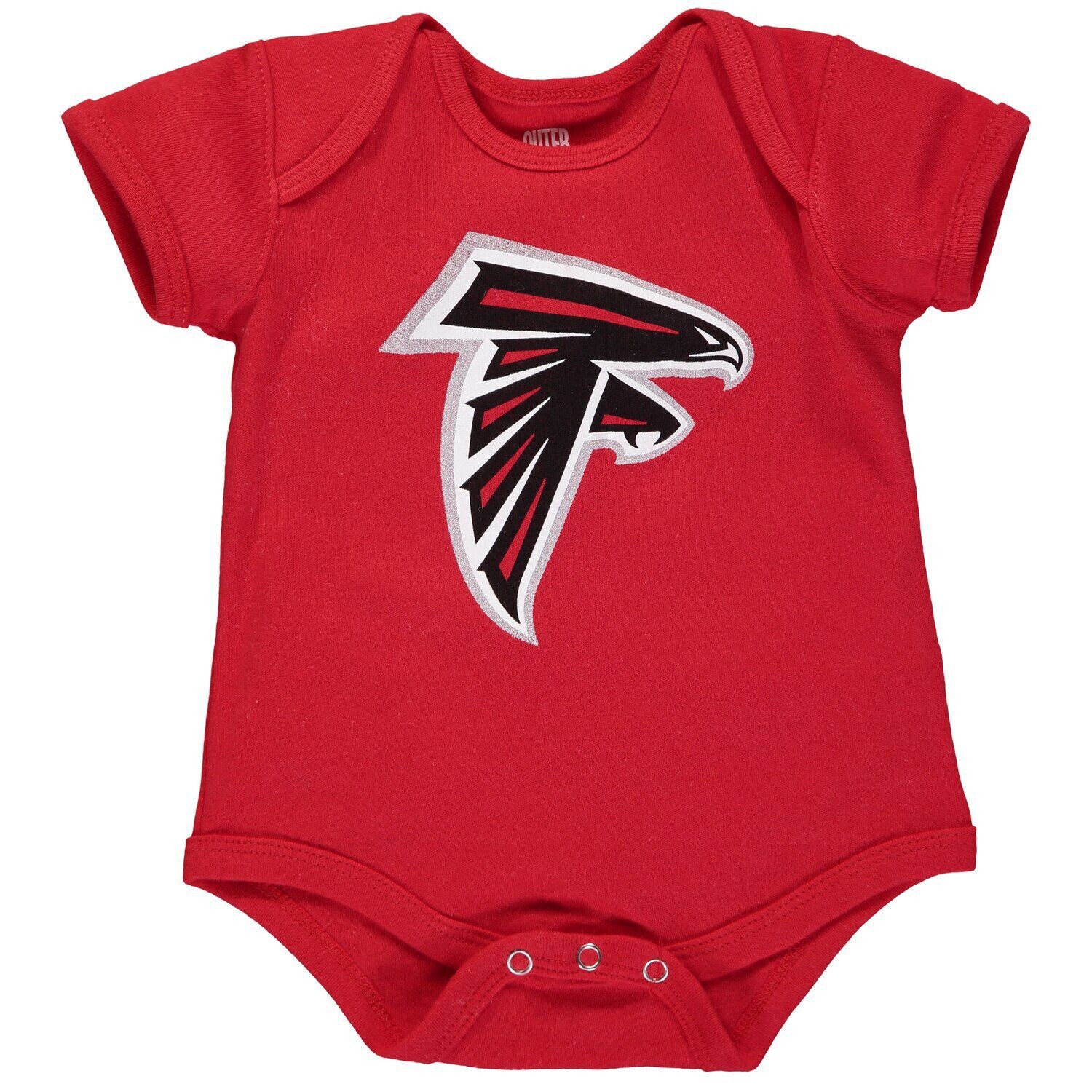 

Красный боди с логотипом Newborn Atlanta Falcons Team Outerstuff