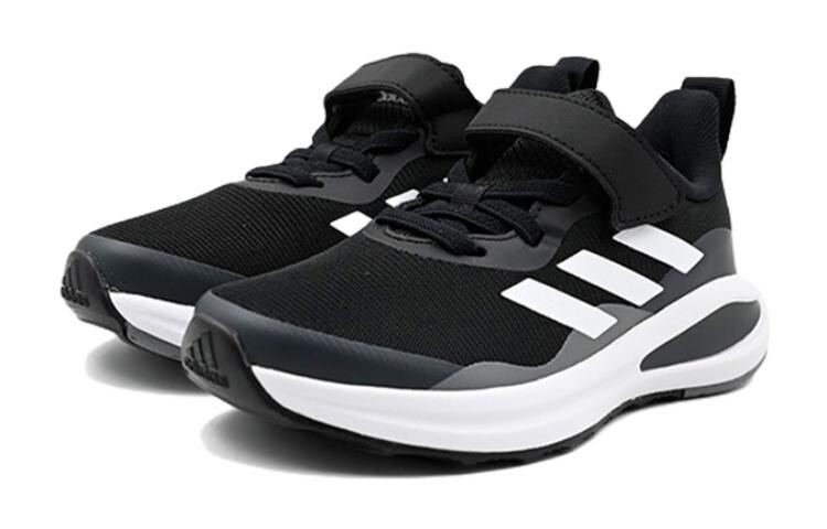 Fortarun Kids Кроссовки детские низкие черные/белые Adidas — фото 3