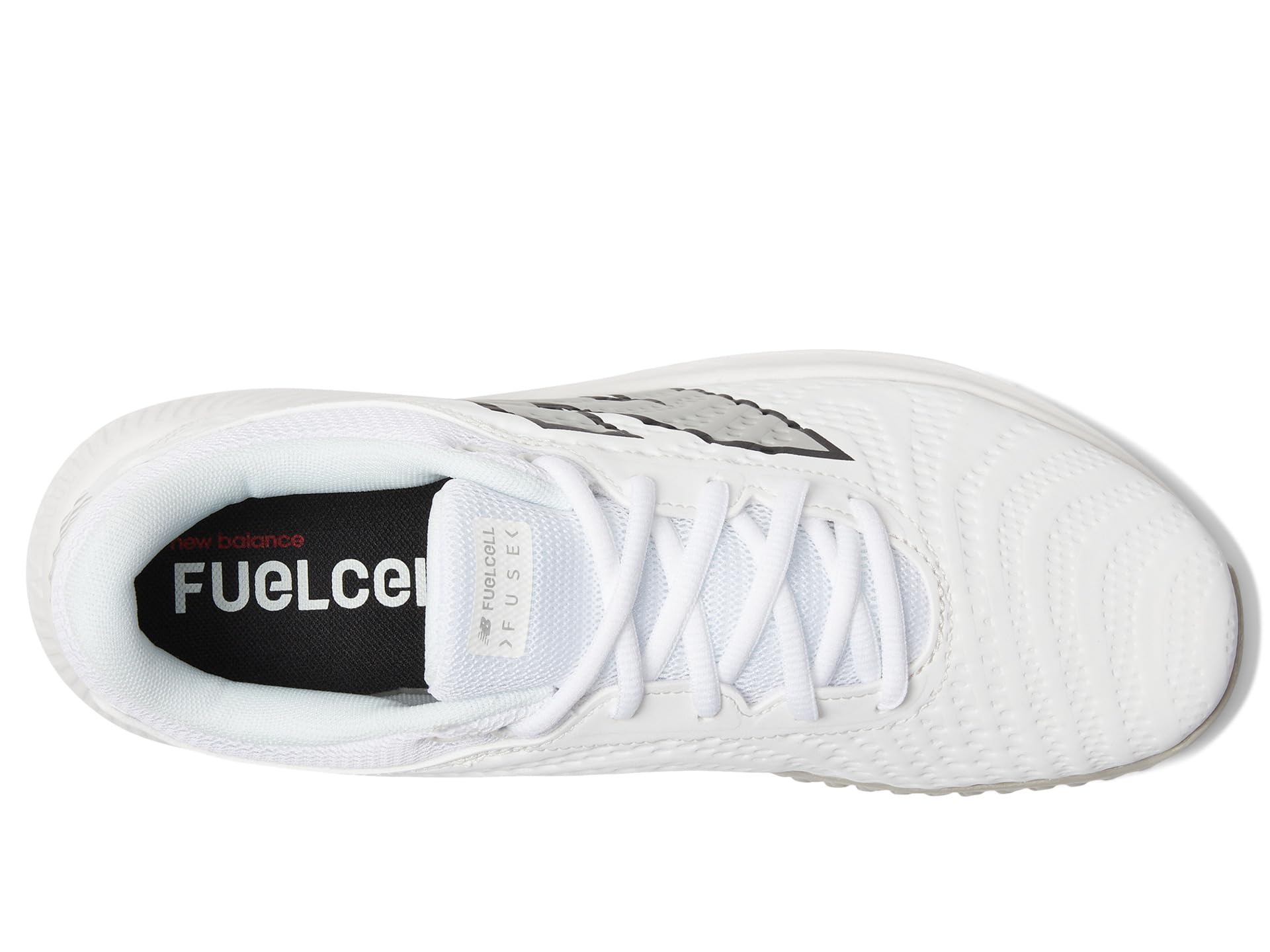 Кроссовки New Balance Fuelcell Fuse V4 Turf Trainer Softball Cleats, Optic White/Raincloud — фото 2