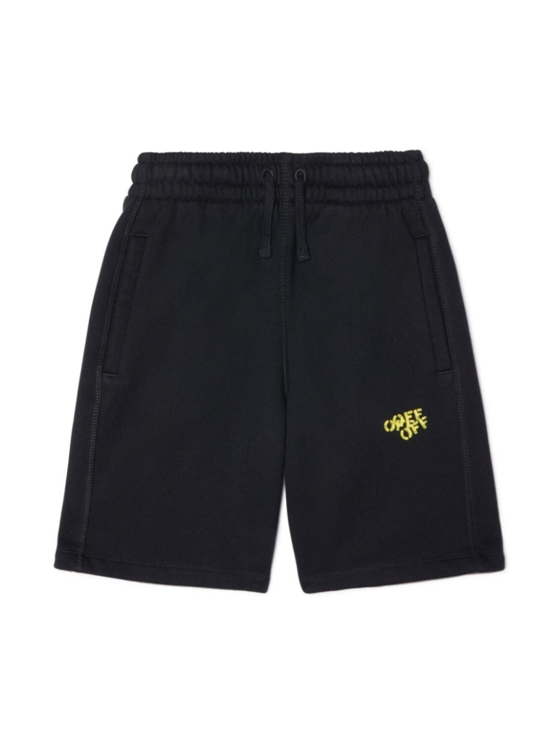 

Off-White Kids шорты Multi Off Stamp, черный