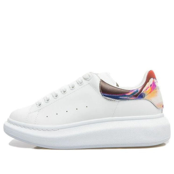 

Кроссовки oversized sneaker 'white marble' Alexander Mcqueen, белый