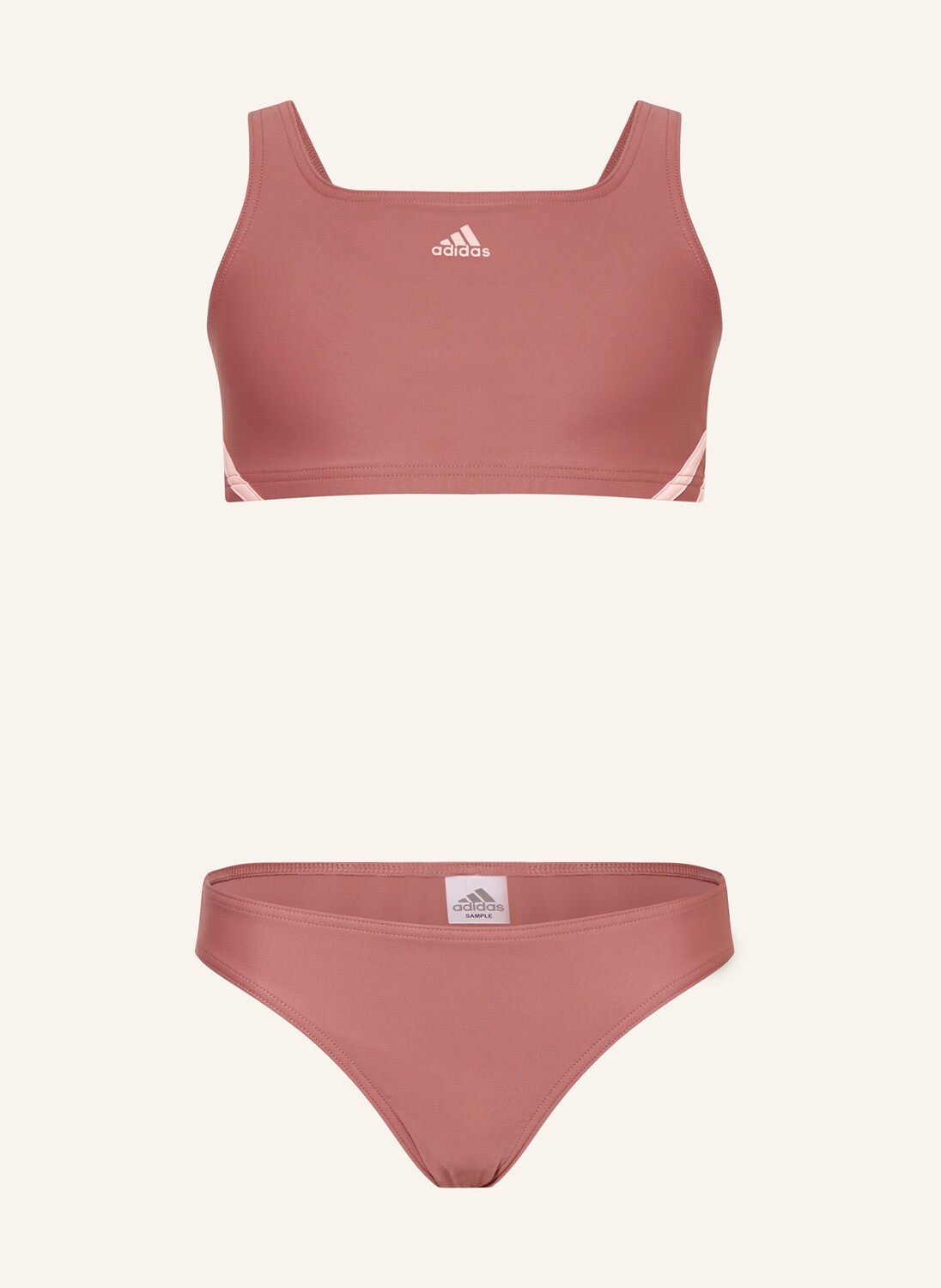 

Бикини-бюстье 3 полоски adidas, розовый