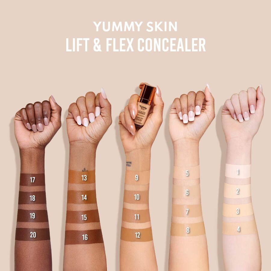 Увлажняющий консилер Yummy Skin Lift & Flex с гиалуроновой кислотой и кофеином Danessa Myricks Beauty, 0.28oz/8.4mL, 10 — фото 2